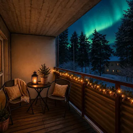 Boreal Pines In Rovaniemi, Lapland With Sauna, Balcony For Northern Lights & Free Parking דירה רובניימי